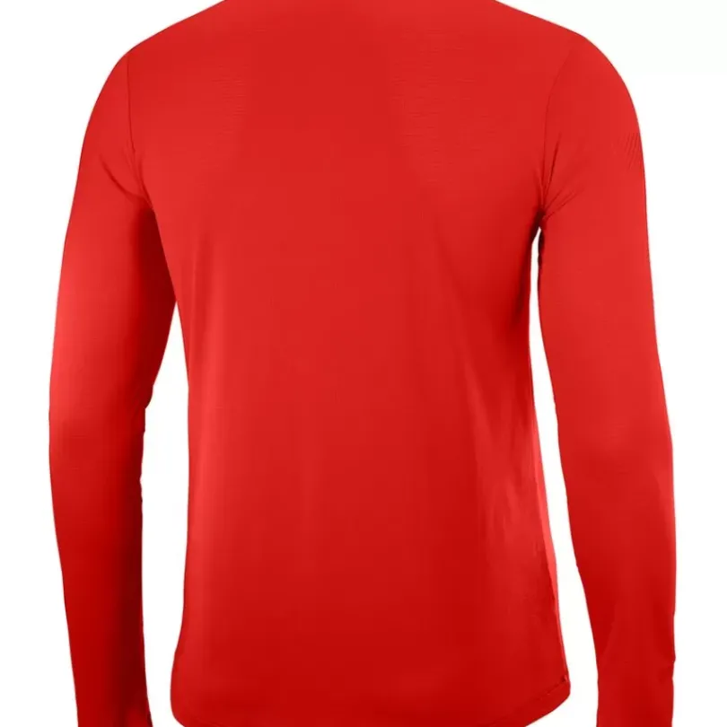 Clothing^Salomon Outlet – Agile Long-Sleeve T-Shirt – Men'S Barrier Reef/Heather|Goji Berry