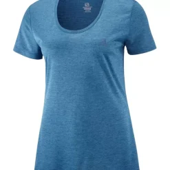 Clothing^Salomon Outlet – Agile Short-Sleeve T-Shirt – Women'S Copen Blue