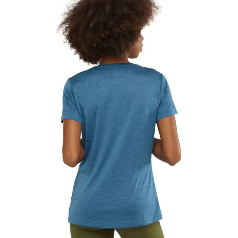 Clothing^Salomon Outlet – Agile Short-Sleeve T-Shirt – Women'S Copen Blue