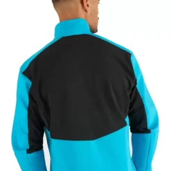 Clothing^Salomon Outlet – Agile Softshell Jacket – Men'S Barrier Reef/Black|Black