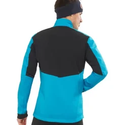 Clothing^Salomon Outlet – Agile Softshell Jacket – Men'S Barrier Reef/Black|Black