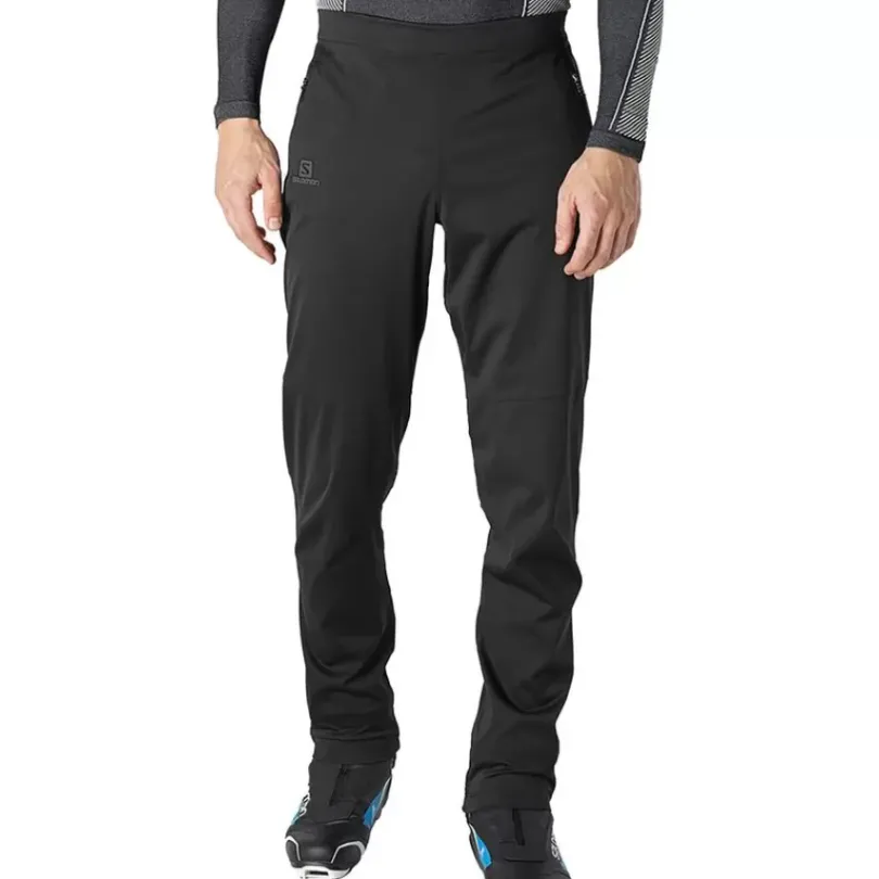 Clothing^Salomon Outlet – Agile Warm Pant – Men'S Black