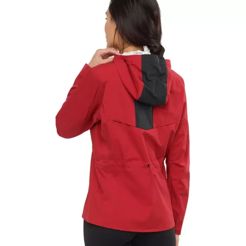 Clothing^Salomon Outlet – Bonatti 2.5 Layer Jacket – Women'S Crystal Blue/Mallard Blue|Red Chili/Black