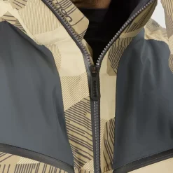 Clothing^Salomon Outlet – Brilliant Jacket – Men'S Roasted Cashew/Print/Ebony|Rum Raisin/Print