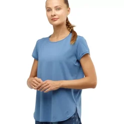 Clothing^Salomon Outlet – Comet Breeze T-Shirt – Women'S Copen Blue|Seacrest