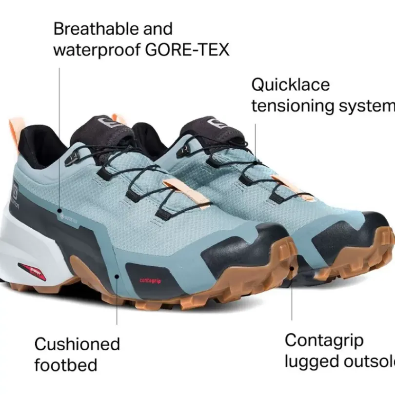 Footwear^Salomon Outlet – Cross Hike Gtx Hiking Shoe – Women'S Phantom/Black/Monument|Slate/Trooper/Almond Cream