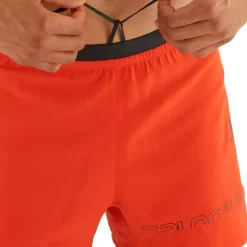 Clothing^Salomon Outlet – Cross 2-In-1 Short – Men'S Black|Black White|Fiery Red