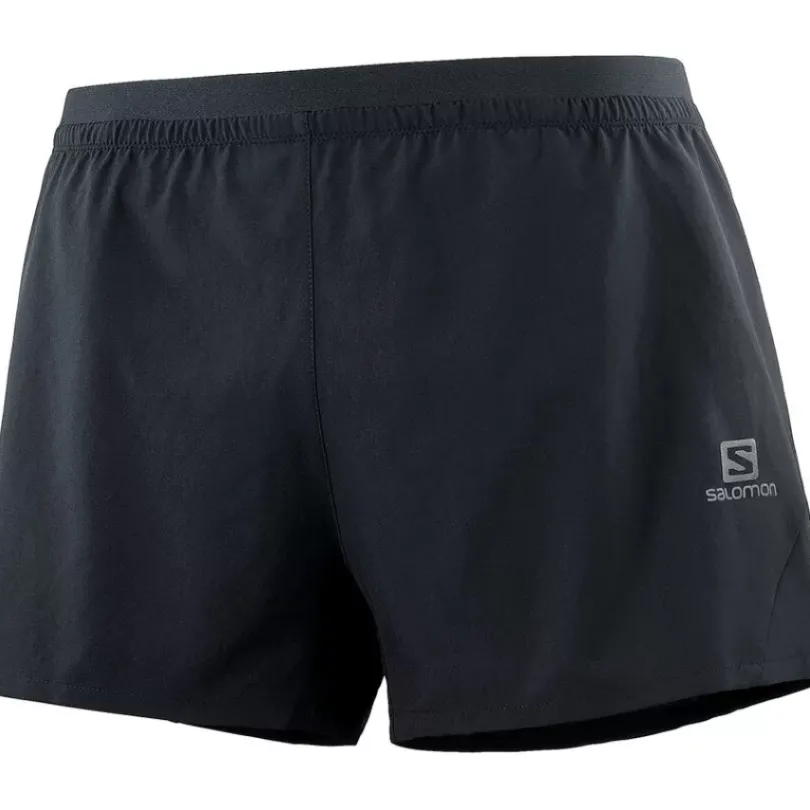 Clothing^Salomon Outlet – Cross 3In Short – Men'S Black|Fiery Red|Nautical Blue