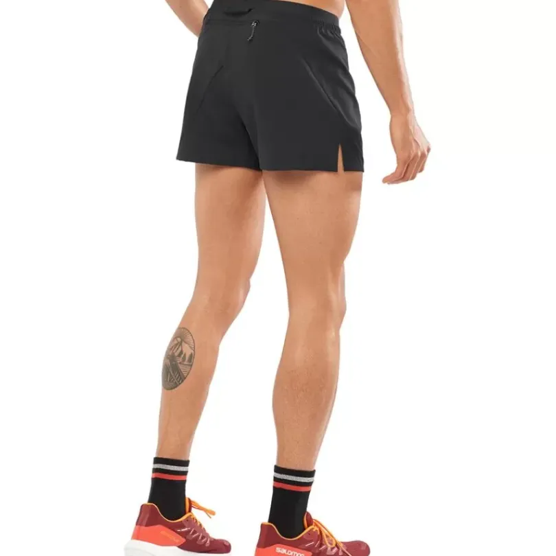 Clothing^Salomon Outlet – Cross 3In Short – Men'S Black|Fiery Red|Nautical Blue