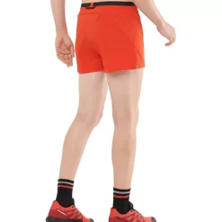 Clothing^Salomon Outlet – Cross 3In Short – Men'S Black|Fiery Red|Nautical Blue
