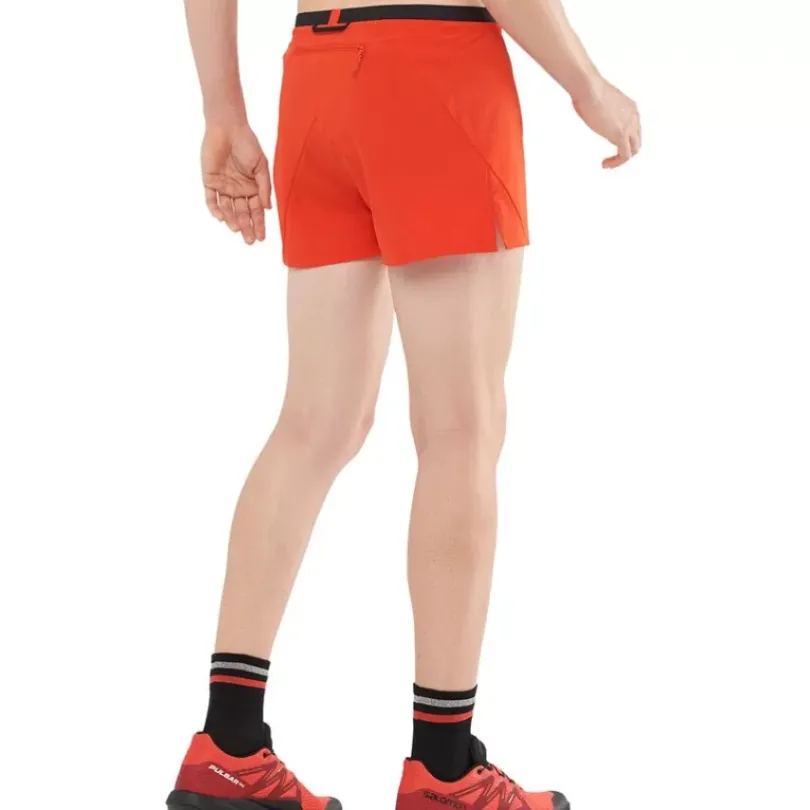Clothing^Salomon Outlet – Cross 3In Short – Men'S Black|Fiery Red|Nautical Blue