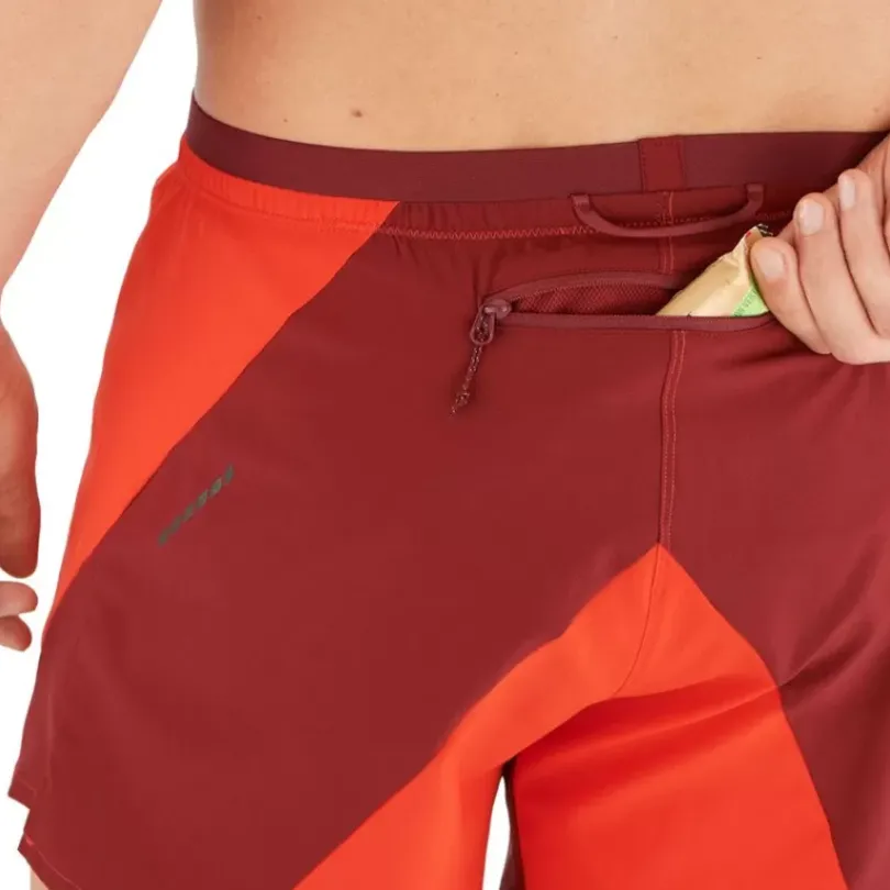 Clothing^Salomon Outlet – Cross 5In Short – Men'S Black|Fiery Red Cabernet|Nautical Blue|Pool Blue