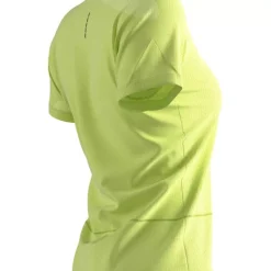 Clothing^Salomon Outlet – Cross Run Short-Sleeve T-Shirt – Women'S Provence/Heather/Nautical Blue|Sunny Lime/Heather|White