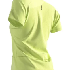 Clothing^Salomon Outlet – Cross Run Short-Sleeve T-Shirt – Women'S Provence/Heather/Nautical Blue|Sunny Lime/Heather|White
