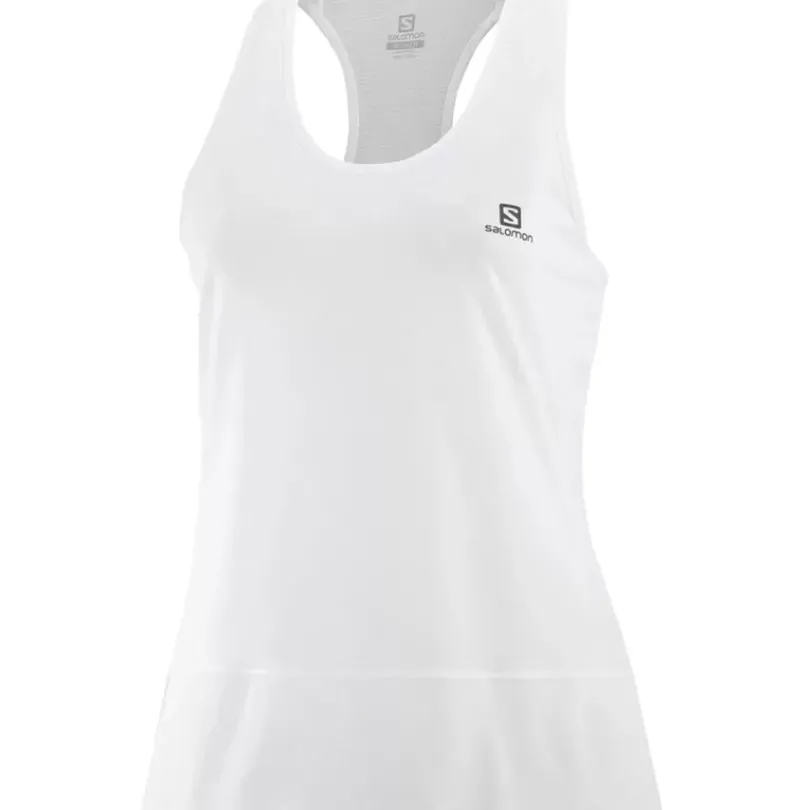 Clothing^Salomon Outlet – Cross Run Tank – Women'S Beach Glass/Pool Blue/Heather|Provence/Heather/Nautical Blue|Sunny Lime/Heather|White