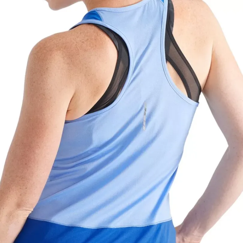 Clothing^Salomon Outlet – Cross Run Tank – Women'S Beach Glass/Pool Blue/Heather|Provence/Heather/Nautical Blue|Sunny Lime/Heather|White