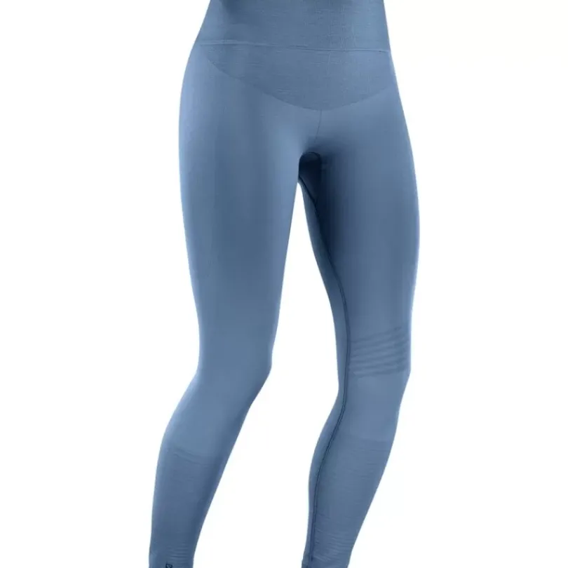 Clothing^Salomon Outlet – Elevate Move On Tight – Women'S Brick Dust|Copen Blue