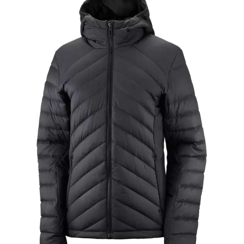 Clothing^Salomon Outlet – Essential Xwarm Down Hooded Jacket – Women'S Barrier Reef|Black