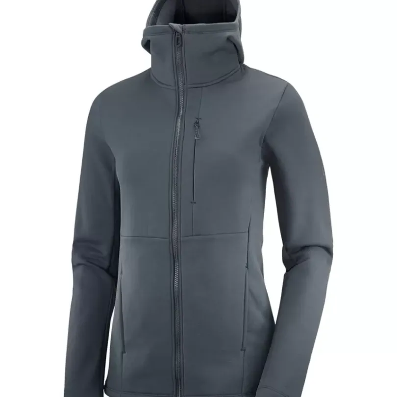 Clothing^Salomon Outlet – Essential Xwarm Hooded Jacket – Women'S Ebony|Lavender Gray