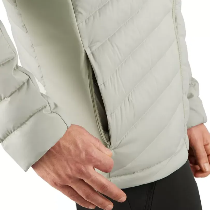 Clothing^Salomon Outlet – Essential Xwarm Down Jacket – Men'S Barrier Reef|Black/Black/Print|Wrought Iron