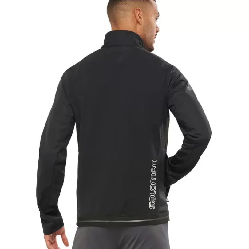 Clothing^Salomon Outlet – Gore-Tex Infinium Softshell Jacket – Men'S Barrier Reef|Black