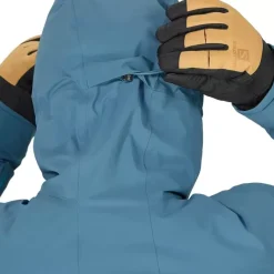 Clothing^Salomon Outlet – Highland Jacket – Men'S Black|Bronze Brown/Cumin|Goji Berry/Black|Mallard Blue