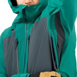 Clothing^Salomon Outlet – Highland Jacket – Men'S Black|Bronze Brown/Cumin|Goji Berry/Black|Mallard Blue