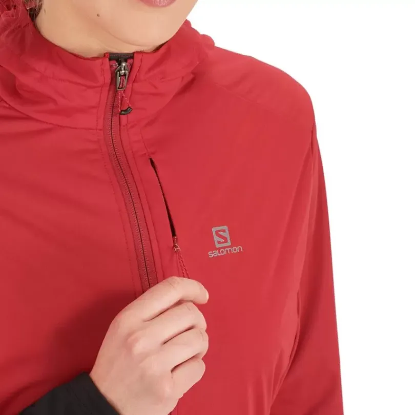 Clothing^Salomon Outlet – Light Shell Jacket – Women'S Black/Mallard Blue|Mallard Blue/Sirocco|Red Chili/Black