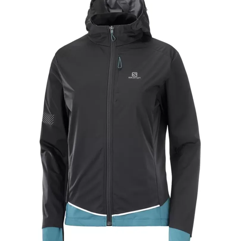 Clothing^Salomon Outlet – Light Shell Jacket – Women'S Black/Mallard Blue|Mallard Blue/Sirocco|Red Chili/Black