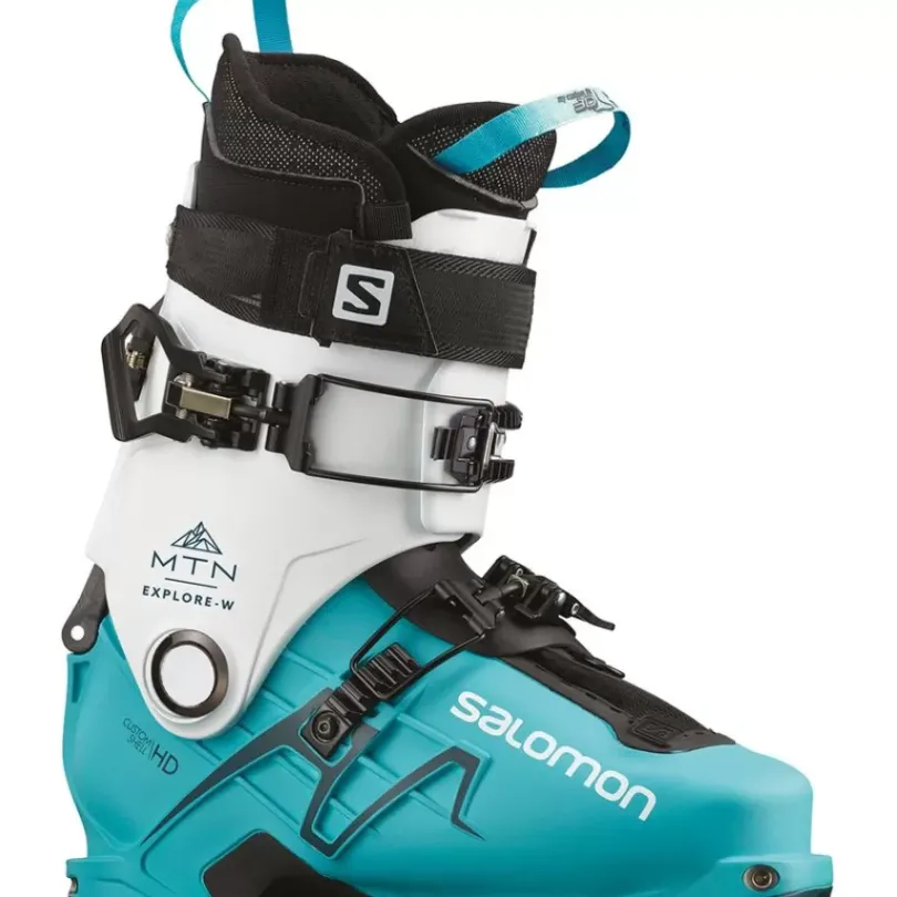 Alpine Touring^Salomon Outlet – Mtn Explore Alpine Touring Boot – 2022 – Women'S White/Scuba Blue/Maroccan Blue