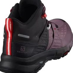 Footwear^Salomon Outlet – Odyssey Mid Gtx Hiking Boot – Women'S Black/Flint/High Risk Red