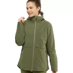 Clothing^Salomon Outlet – Outlaw 3-In-1 Jacket – Women'S Olive Night