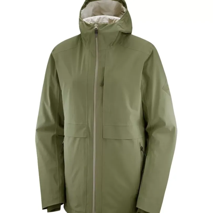 Clothing^Salomon Outlet – Outlaw 3-In-1 Jacket – Women'S Olive Night