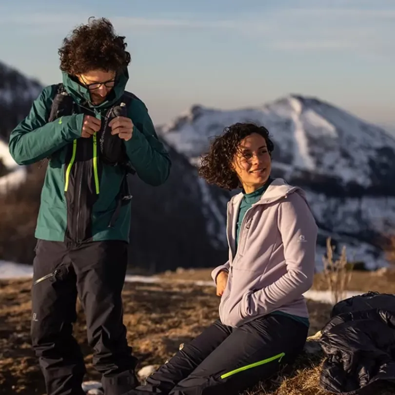 Clothing^Salomon Outlet – Outpeak Gore-Tex 3 Layer Jacket – Men'S Barrier Reef/Night Sky|Pacific/Night Sky