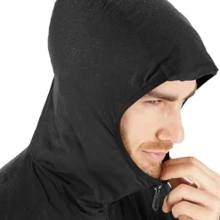 Clothing^Salomon Outlet – Outrack Insulated Hooded Jacket – Men'S Black