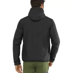 Clothing^Salomon Outlet – Outrack Insulated Hooded Jacket – Men'S Black