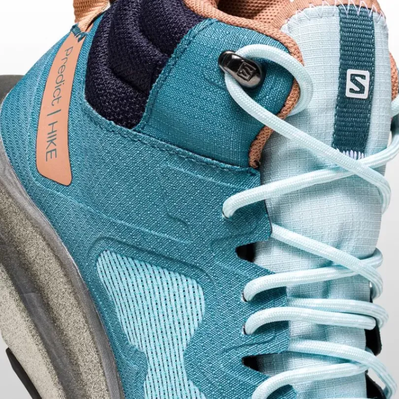 Footwear^Salomon Outlet – Predict Hike Mid Gtx Shoe – Women'S Vintage Kaki/Black/Mocha Mousse|Mallard Blue/Delphinium Blue/Mocha Mousse