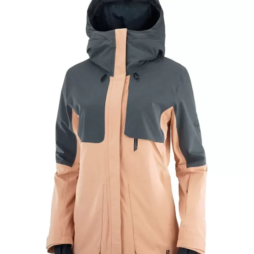 Clothing^Salomon Outlet – Proof Lt Insulated Jacket – Women'S Ebony|Ebony/Sirocco|Wrought Iron/Olive Night/Sirocco