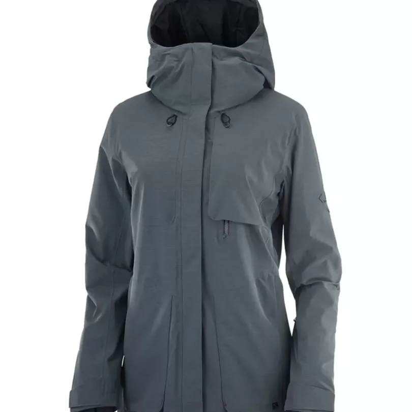 Clothing^Salomon Outlet – Proof Lt Insulated Jacket – Women'S Ebony|Ebony/Sirocco|Wrought Iron/Olive Night/Sirocco