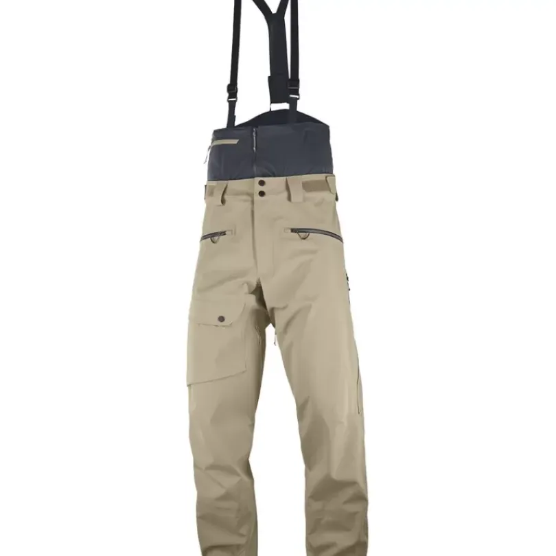 Clothing^Salomon Outlet – Qst 3 Layer Shell Bib Pant – Men'S Roasted Cashew
