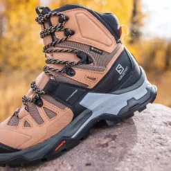 Footwear^Salomon Outlet – Quest 4 Gtx Boot – Women'S Sirocco/Mocha Mousse/Almond Cream