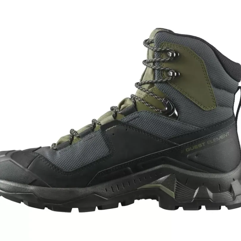Footwear^Salomon Outlet – Quest Element Gtx Hiking Boot – Men'S Black/Deep Lichen Green/Olive Night|Chocolate Plum/Madder Brown/Goji Berry|Cumin/Bleached Sand/Saffron