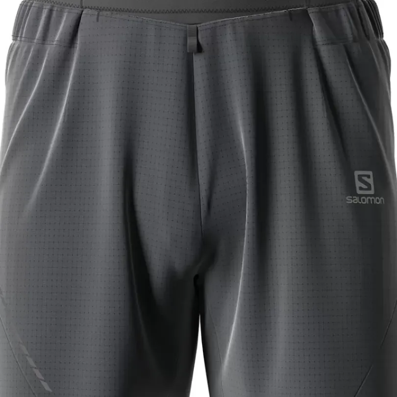 Clothing^Salomon Outlet – Sense Aero 5In Short – Men'S Black|Fiery Red