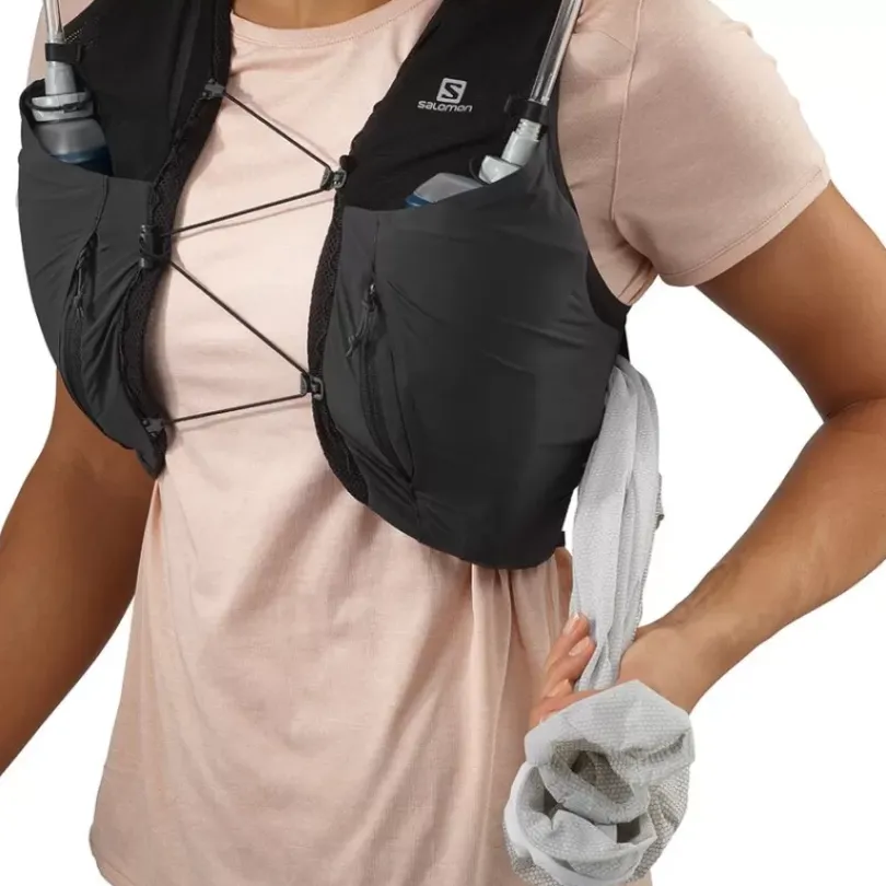 Packs^Salomon Outlet – Sense Pro 10L Set Vest – Women'S Ashley Blue|Black