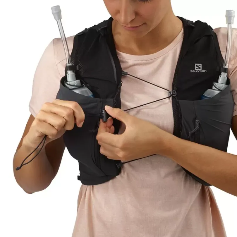 Packs^Salomon Outlet – Sense Pro 10L Set Vest – Women'S Ashley Blue|Black