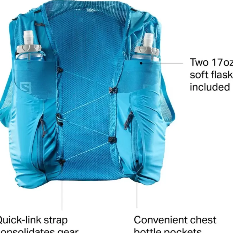 Packs^Salomon Outlet – Sense Pro 10L Hydration Vest Black/Ebony/White|Nautical Blue/Ebony/Mood Indigo|Hawaiian Ocean