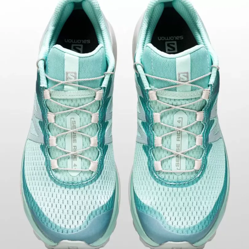 Footwear^Salomon Outlet – Sense Ride 4 Trail Running Shoe – Women'S Pastel Turquoise/Lunar Rock/Slate