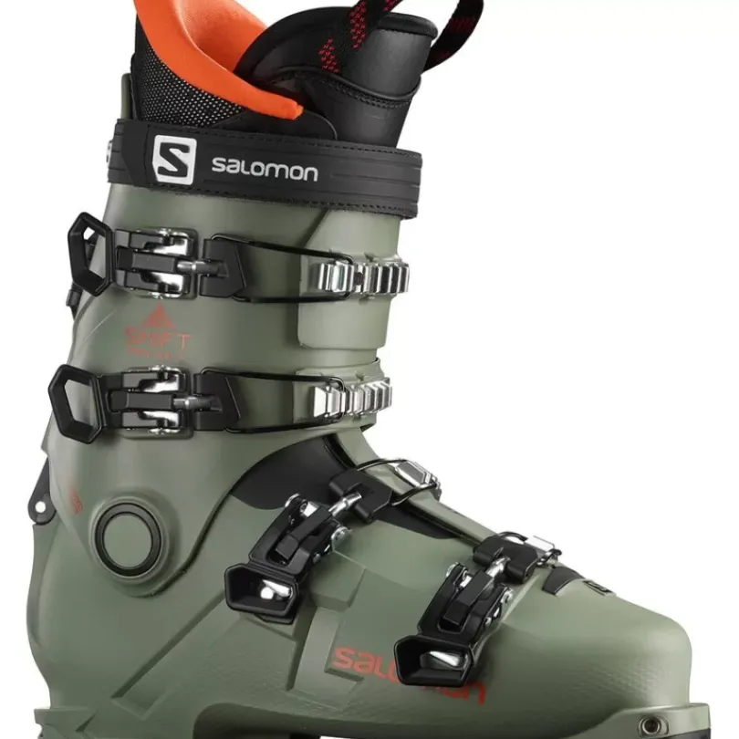 Alpine Skiing^Salomon Outlet – Shift Pro 80T Alpine Touring Boot – 2022 – Kids' Oil Green