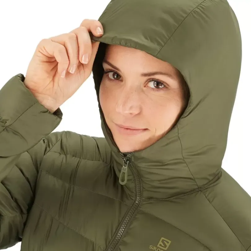 Clothing^Salomon Outlet – Sight Storm Hooded Jacket – Women'S Ebony|Olive Night
