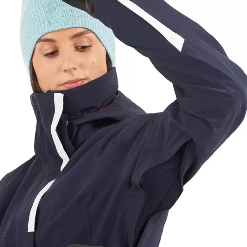 Clothing^Salomon Outlet – Speed Jacket – Women'S Night Sky/White|White/Cumin/Evening Primerose